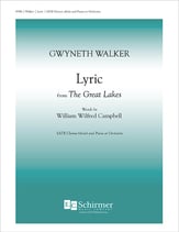 Lyric SATB choral sheet music cover